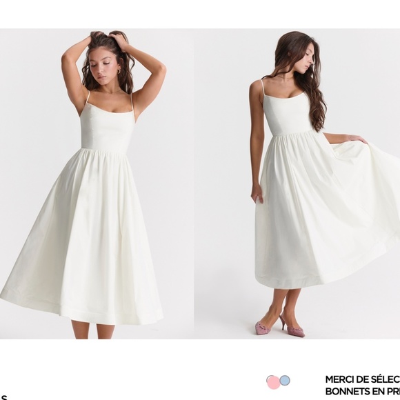 HOUSE OF CB 'Lolita' Ivory Corset Sundress white NWOT size XS - Picture 4 of 16